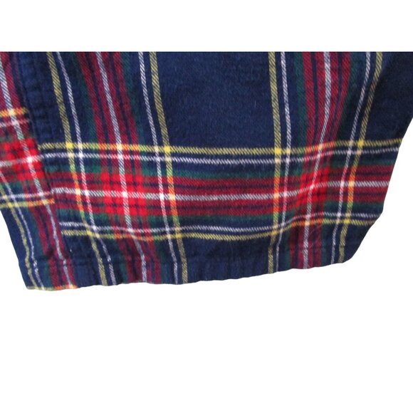 J Crew Mens XL Plaid Flannel Pajama Pants Elastic Waistband Pockets GUC - Picture 7 of 12
